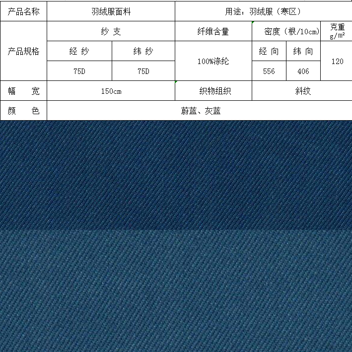 羽绒服面料